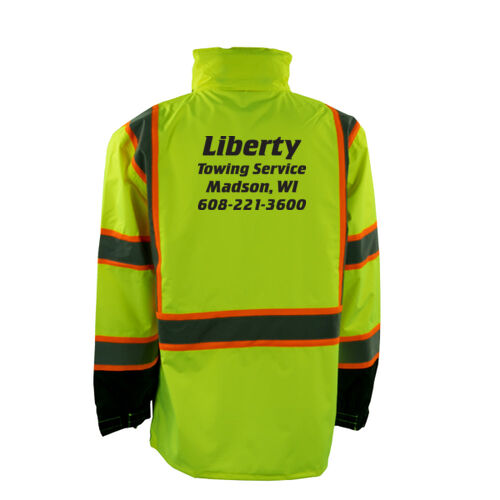 GSS SAFETY ANSI Class Two-Tone Rain Coat Thumbnail